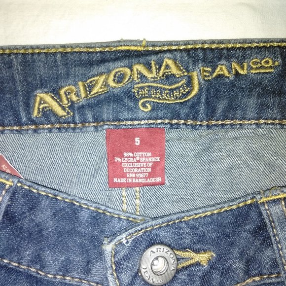 NWT ARIZONA JEAN SHORTS SZ 5 - Picture 3 of 3